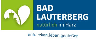 Logo von Bad Lauterberg: natürlich im Harz. Entdecken, leben, genießen
