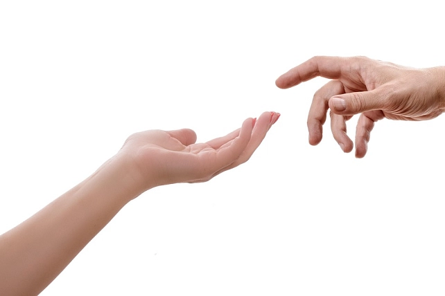 Symbolbild helfende Hand