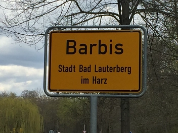Ortsschild Barbis.jpg Ortsschild Barbis © Stadt Bad Lauterberg im Harz