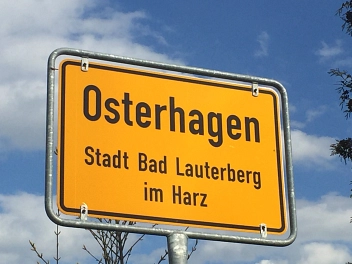 Ortsschild Osterhagen.jpg Ortsschild Osterhagen © Stadt Bad Lauterberg im Harz