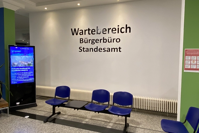 Wartebereich Bürgerbüro